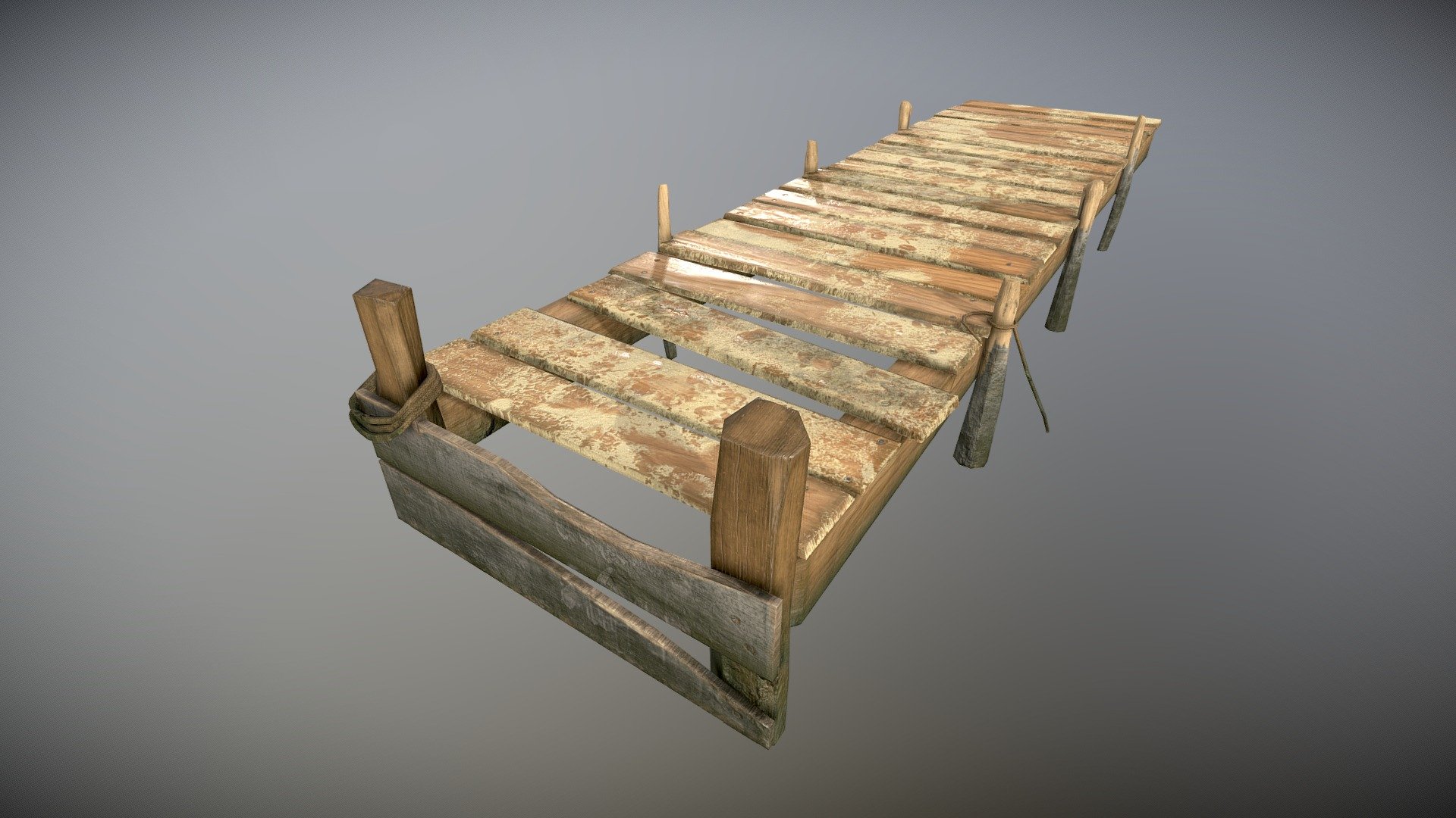 A low poly environmental piece that I made.

Textures are in 4K resolution and using the .png format.

The additonal file includes the 3ds Max scene file containing the high and low poly models.

For more about this project: ArtStation - Old Wooden Pier - Buy Royalty Free 3D model by Emiel (@Emiel97) 3d model