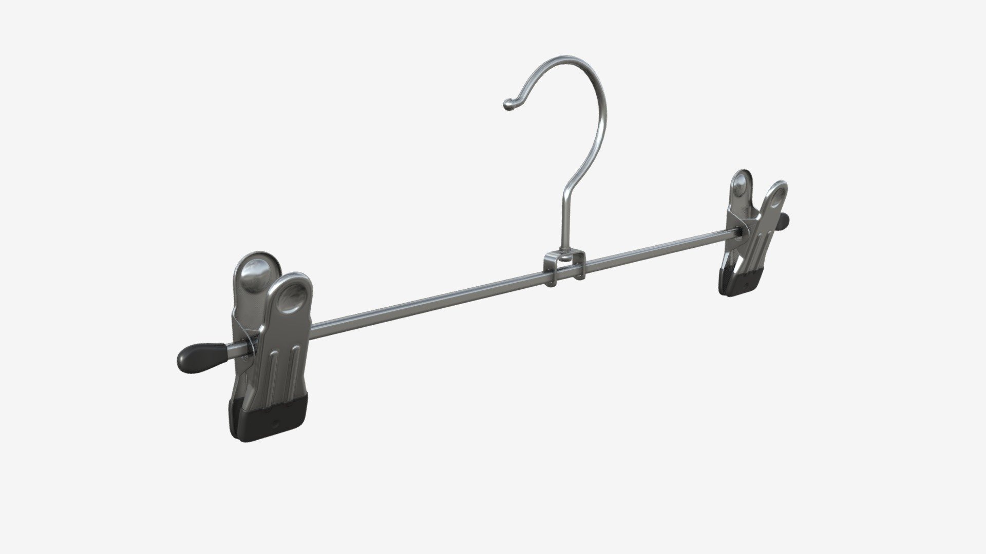 Hanger For Clothes Stainless Steel - Buy Royalty Free 3D model by HQ3DMOD (@AivisAstics) 3d model