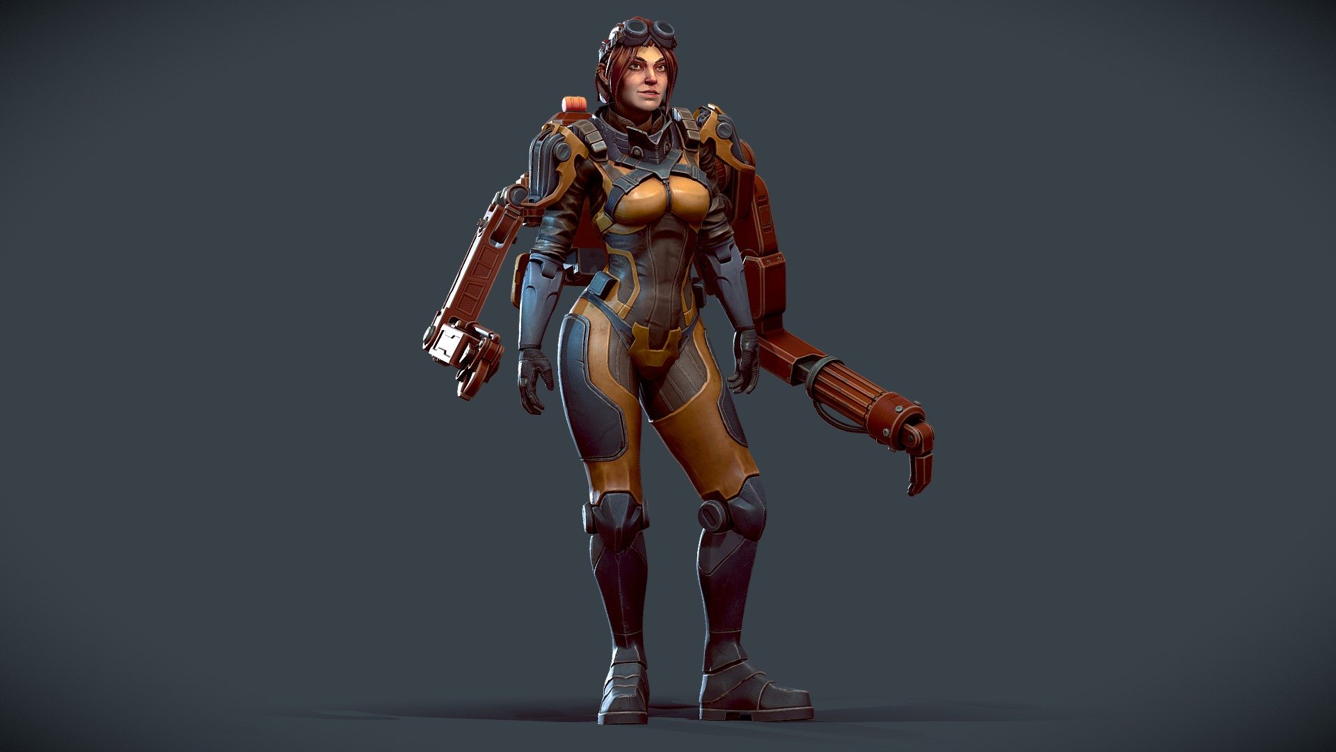 Hi there

This is my latest work the Cyborgh engineer - The Cyborg Engineer || Realtime character - 3D model by hugo colauto (@hugocolauto) 3d model