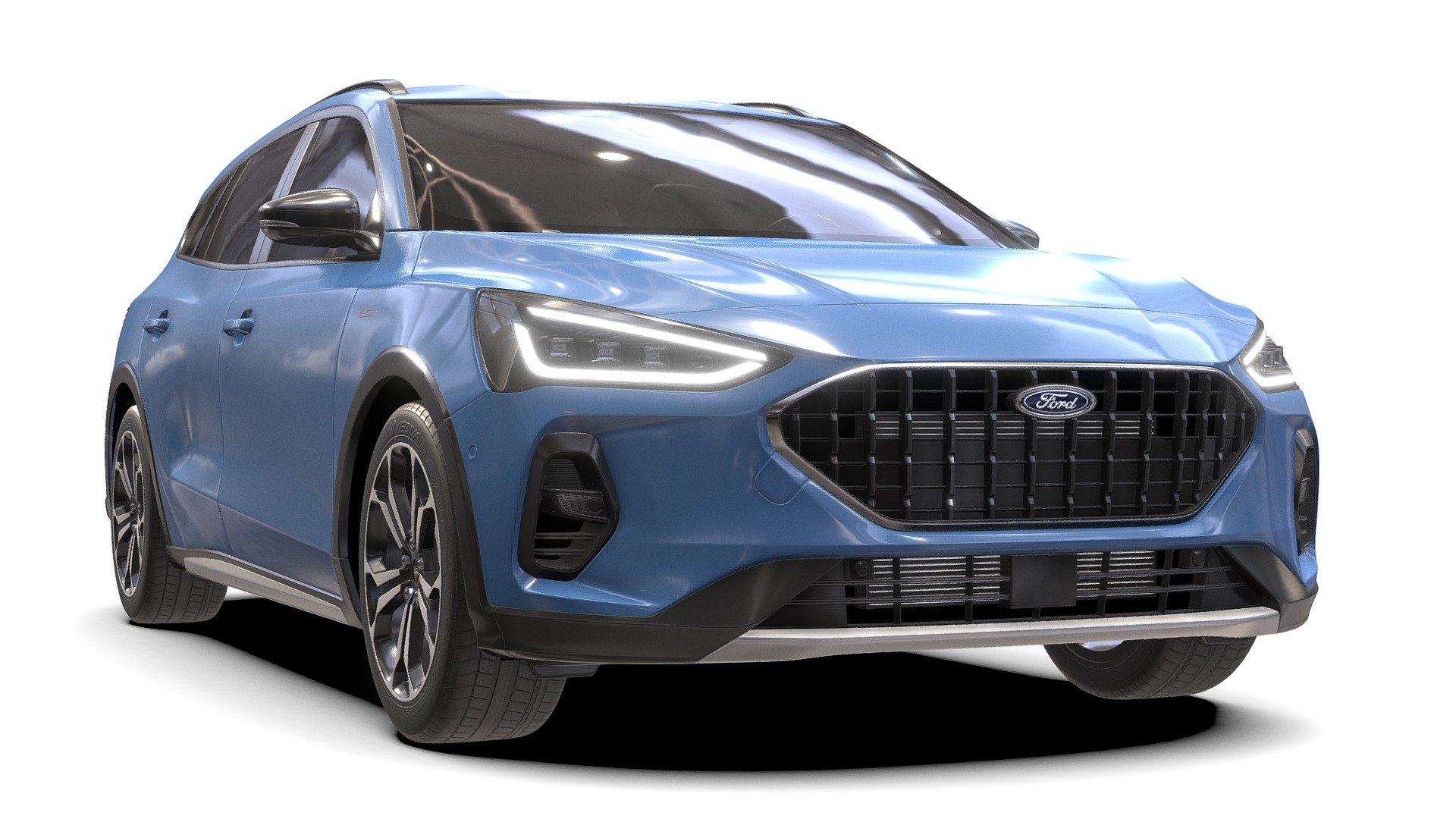 Ford Focus Active Wagon 2022 - 3D model by autoactiva 3d model
