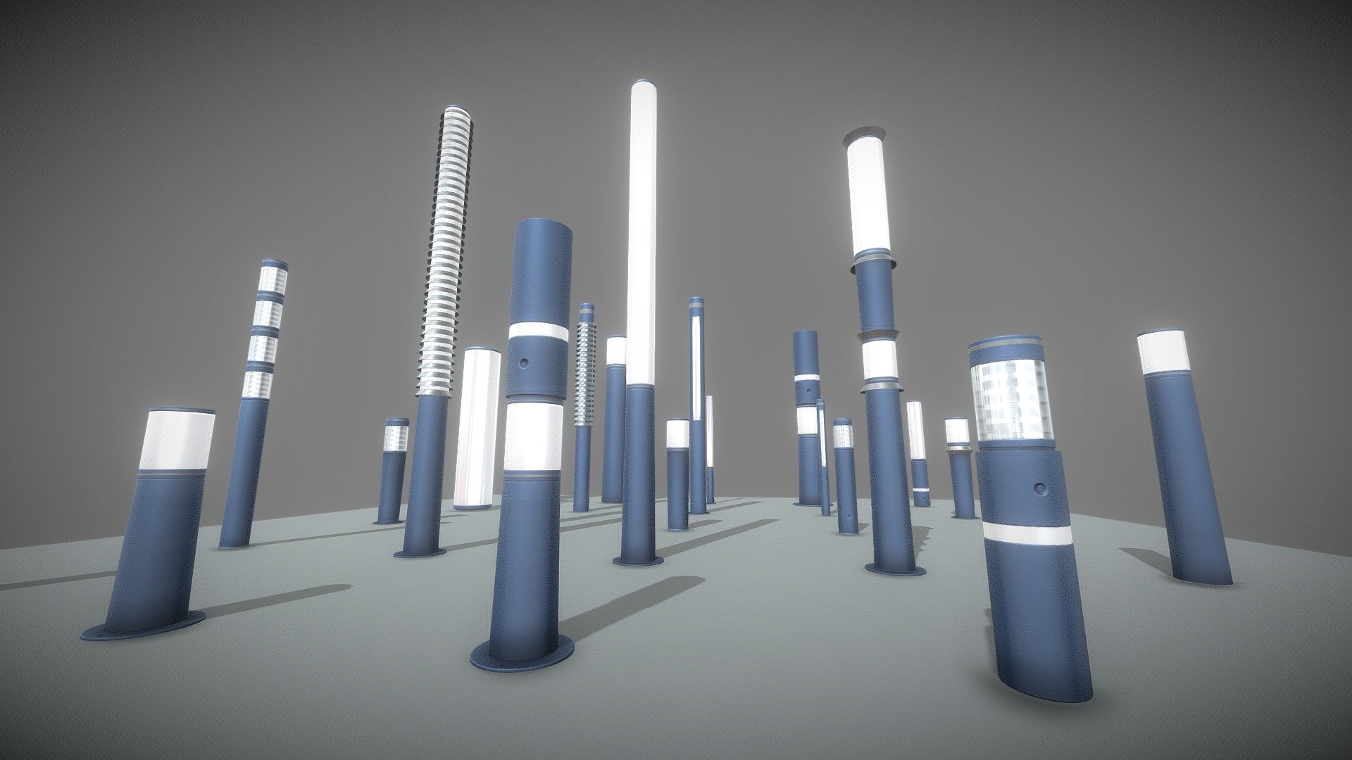 Here are 30 different types of low-poly light columns.
The blue version!




High-Poly Version (Total triangles 153.7k)

Street Light (9) Light Columns Basic (Low-Poly)

Street Light (9) Light Columns Moss Green

**Here are some other street lights: **




Street Light (1) Station Clock (High-Poly)

Street Light (2) Wall-Version (High-Poly)

Street Light (3) (Low-Poly Version)

Street Light (4) (High-Poly Version)

Street Light (5) High-Poly Version 

Street Light (7) (Basic Low-Poly Version)

Street Light (8) Light Bollard Basic



Modeled and textured by 3DHaupt in Blender-3D - Street Light (9) Light Columns Blue (Low-Poly) - Buy Royalty Free 3D model by VIS-All-3D (@VIS-All) 3d model