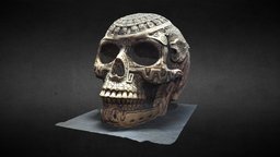 Aztec Skull photogrammetry, skull, polycam