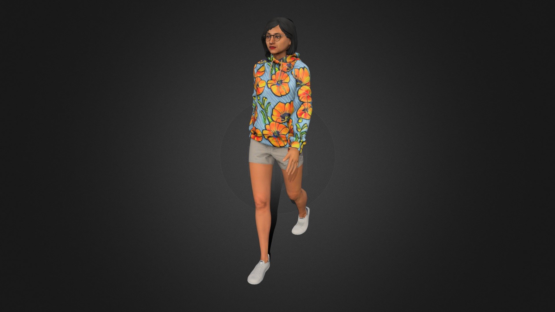 Indian Teen In Shorts, Female - Indian Teen In Shorts, Female - Download Free 3D model by Pixel_Monster (@ar.jethin) 3d model