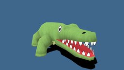 Croc toy, crocodile, aligator, cartoon, animal