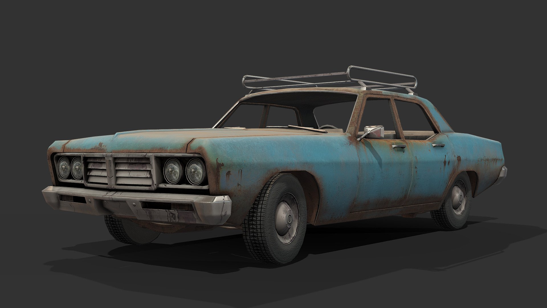 A (slightly more intact) vehicle for an ongoing 3D thing, adding relatively detailed interiors to these makes them look better, but makes modeling take longer

Made in 3DSMax and Substance Painter

Questions? Interested in a custom model? Want me working on your project? Feel free to contact me via artstation at: https://www.artstation.com/renafox3d - '68 Sedan - Buy Royalty Free 3D model by Renafox (@kryik1023) 3d model