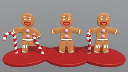 Christmas Gingerbread man Pack food, games, winter, challenge, cookies, toys, xmas, cream, christmas, baked, candy, sweet, gingerbread, shrek, miscellaneous, biscuit, celebration, candycane, gingerbreadman, character, 3dprint, decoration, fantasy