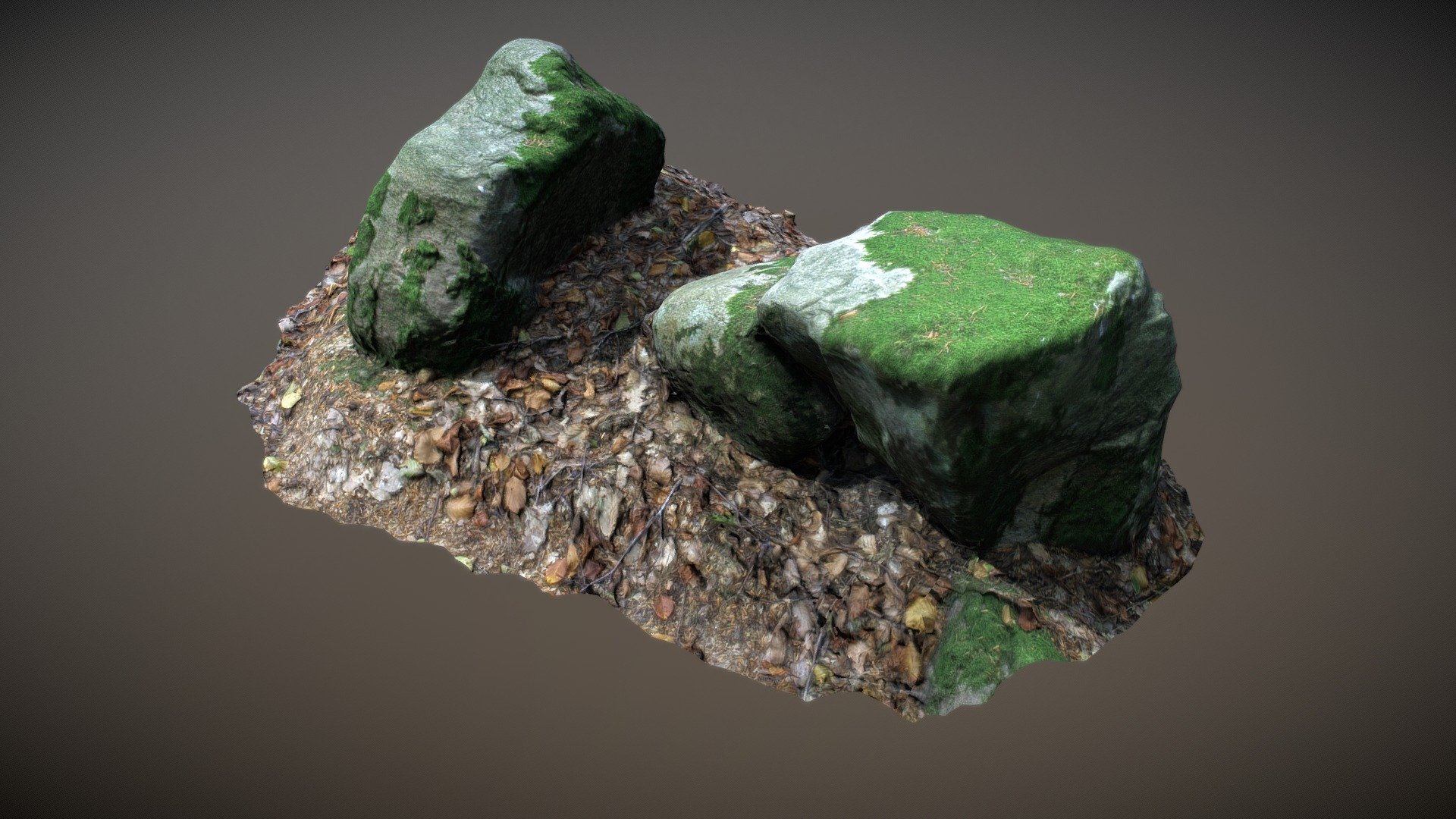 3d scanned stones - Nature Stone 022 - Buy Royalty Free 3D model by 3drille 3d model