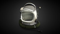 Russian Cosmonaut Helmet prop, props-assets, 3d-art, modelling-3dsmax, asset, game, gameart, substance-painter, model