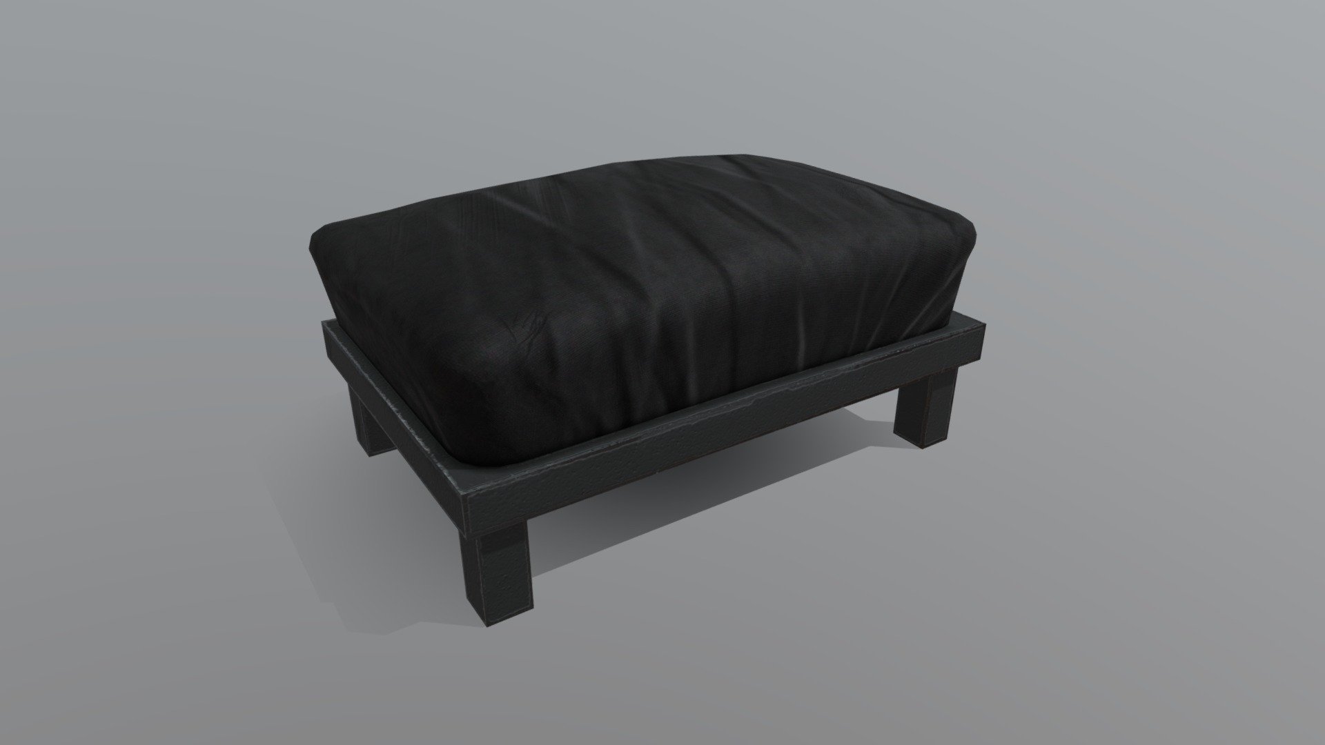 If you download this free model, please consider hitting the star button and leaving a like! Thanks!

NoAI: This model may not be used in datasets for, in the development of, or as inputs to generative AI programs.

Key Features:

🪑 Practical Design: Replicates the appearance of a simple black footstool, showing signs of use.

🏡 Versatile Use: Ideal for adding a touch of comfort and practicality to various interior scenes.

👣 Realistic Detail: Meticulously crafted to capture the appearance of a well-used footstool.

Complete the comfort and realism of your interior scenes with this simple black footstool. Designed to replicate the appearance of a practical and well-used footstool, it adds a touch of comfort and functionality to various settings. Whether it's placed in a living room, bedroom, or any scene where relaxation is essential, this footstool offers a realistic and cozy addition. Elevate the ambiance of your 3D projects with the comforting presence of this simple black footstool 3d model