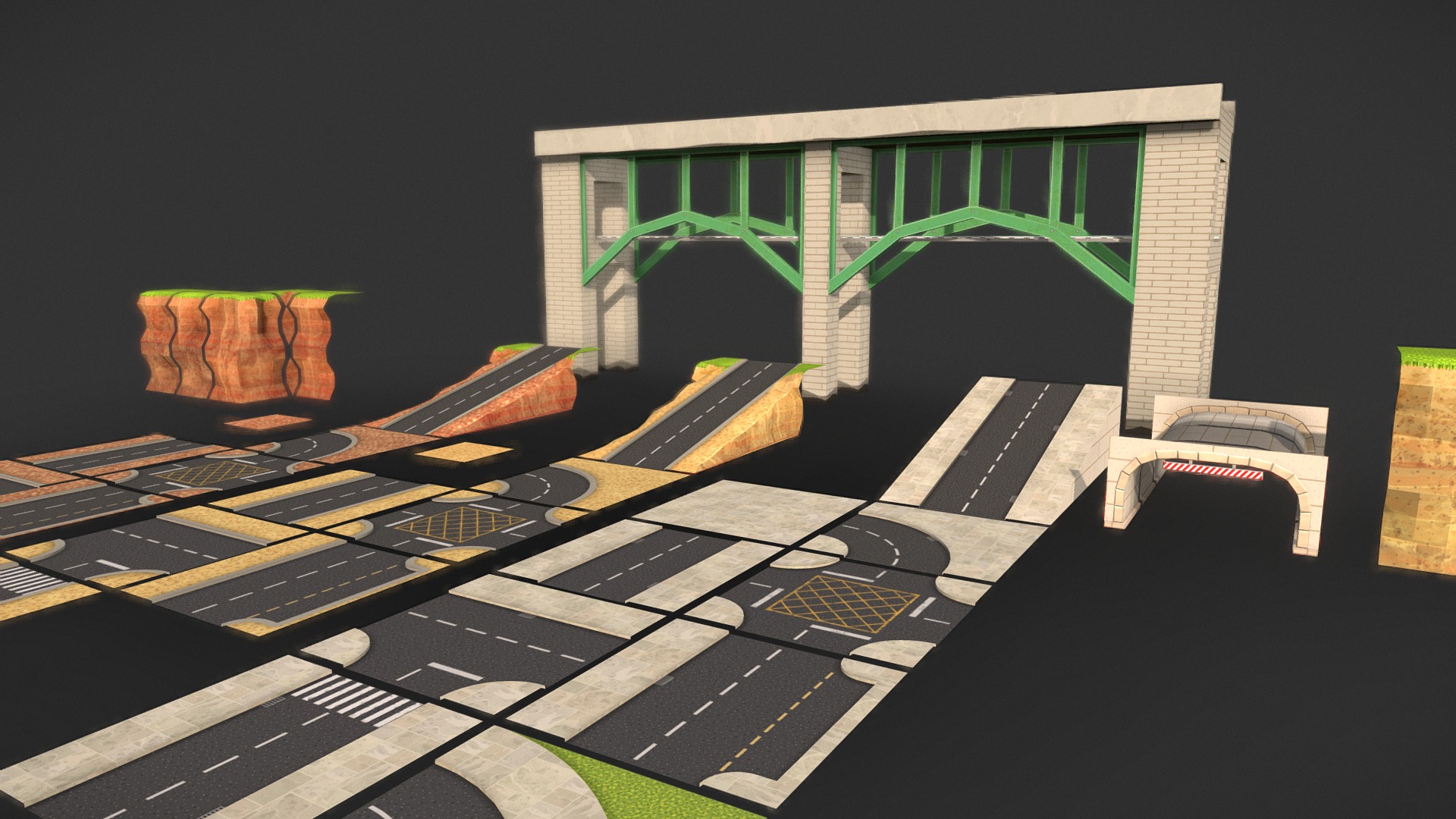 Modular 3D assets, which integrates easily with our other models from our ISOLAND kits 3d model