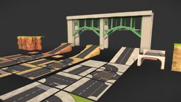 ISOLAND kit, world, square, terrain, flat, build, pack, easy, vector, isometric, game-ready, uvmapped, unity, unity3d, architecture, low-poly, asset, game, texture, design, gameasset, structure, gamemodel, street, modular