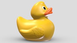 Rubber Duck stl, baby, bird, games, toy, children, bath, child, duck, play, tub, print, rubber, yellow, ducky, rubberduck, character, cartoon, 3d, animal, plastic, bathtime, bath-tub
