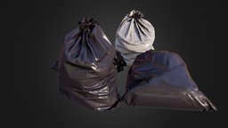 Trash Bags trash, bag, realism, prob, pbr, plastic