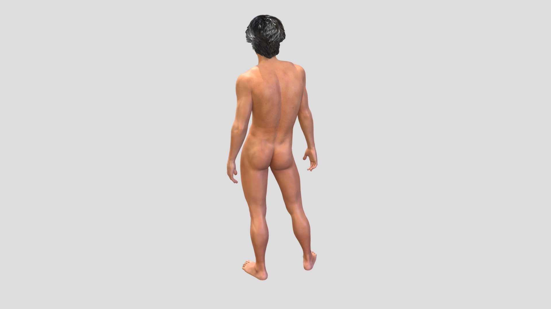 Nude male for figure modeling - Male Nude #2 - Download Free 3D model by cdwhite 3d model