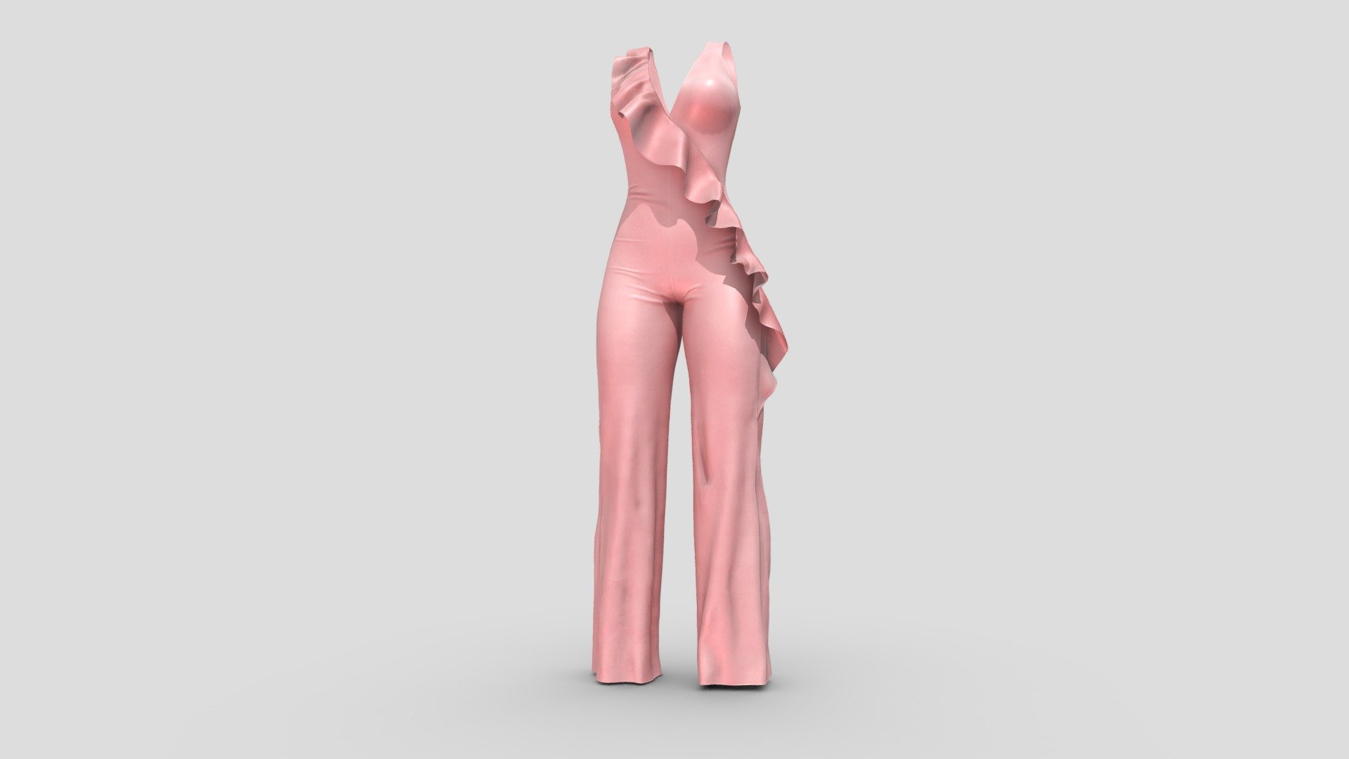 Can fit to any character, ready for games

Quads, Clean Topology

No overlapping logical unwrapped UVs

3 Different Color-Design Baked Diffuse Texture Map

Normal and Specular Maps

FBX, OBJ

PBR Or Classic - Jumpsuit with Frills - Buy Royalty Free 3D model by FizzyDesign 3d model
