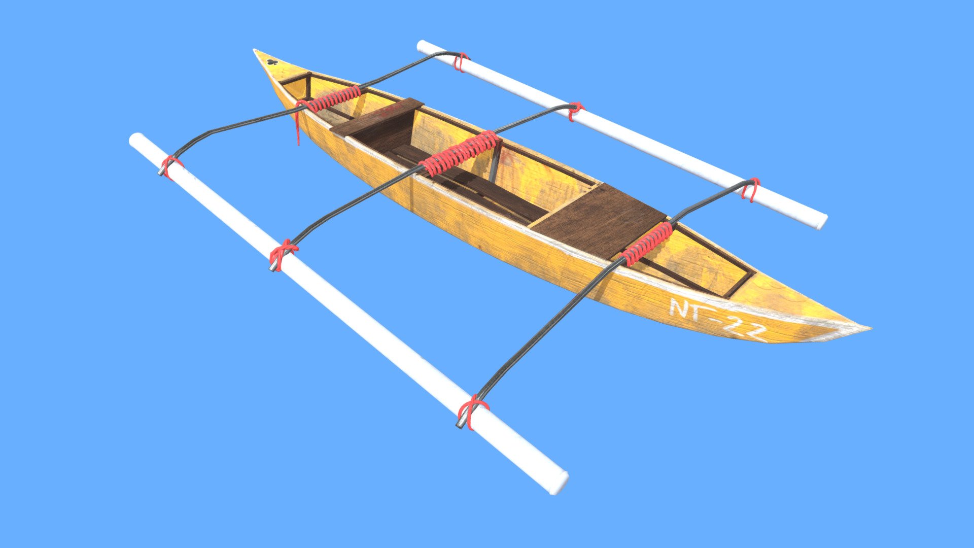 concept of my next fishing boat the might next boat NT-22a - ZNT-22 offshore fishing boat (filipino style) - Download Free 3D model by TonyWony 3d model