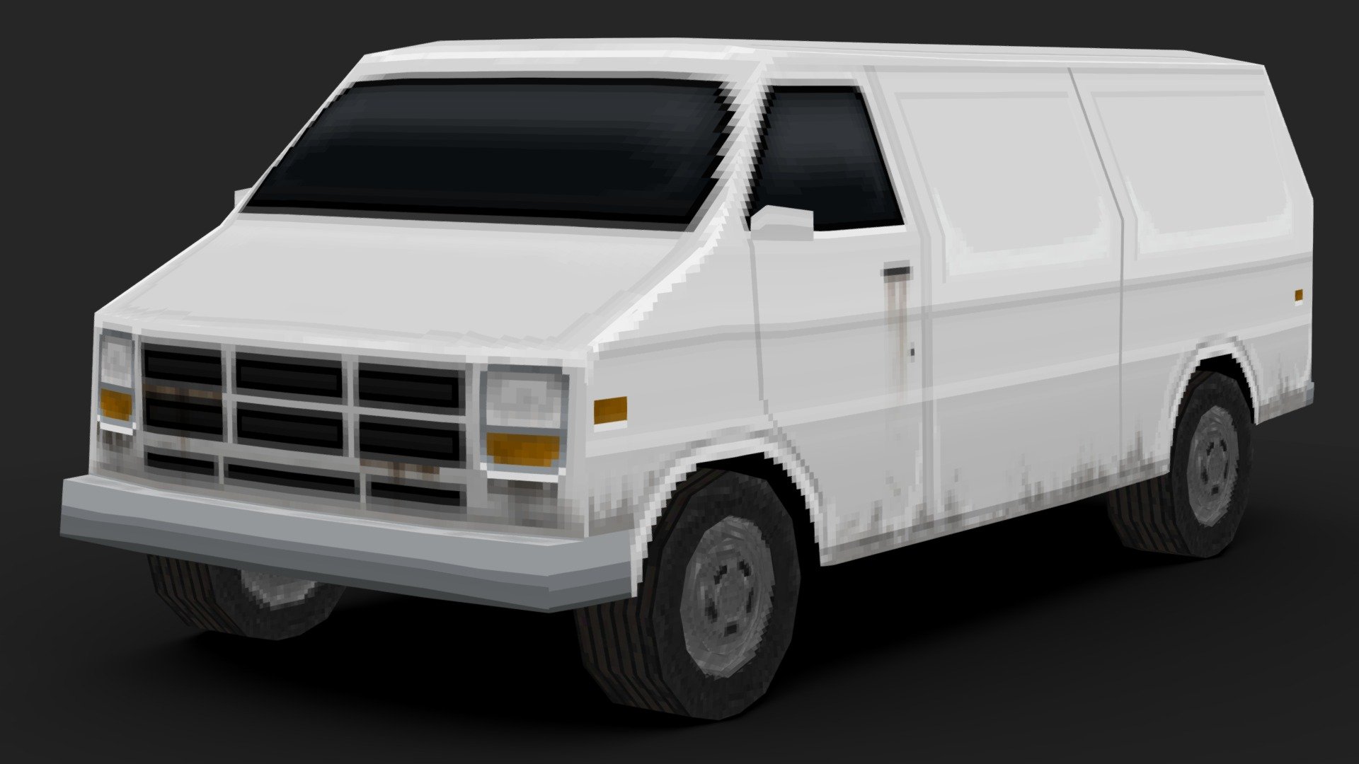 A kidnapper van in PS1/PSX Style graphics for your projects.

Textures are 256x256 3d model
