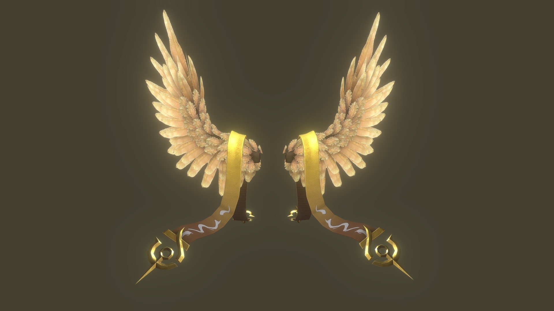 This is a 3D model of the Divine Wings! the model is unlit and it was created for DGamer studio 3d model