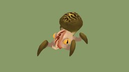 Zombie spider Fast monsters, spider, fast, lowpolymodel, handpainted, lowpoly