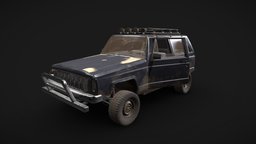 Jeep Grand Cherokee 1990 vehicles, suv, grand, 4x4, jeep, dirt, offroad, cherokee, 1990, jeep-grand-cherokee, vehicle, gameasset, car, gameready, jeep3d, suv-vehicle, 4x4offroad