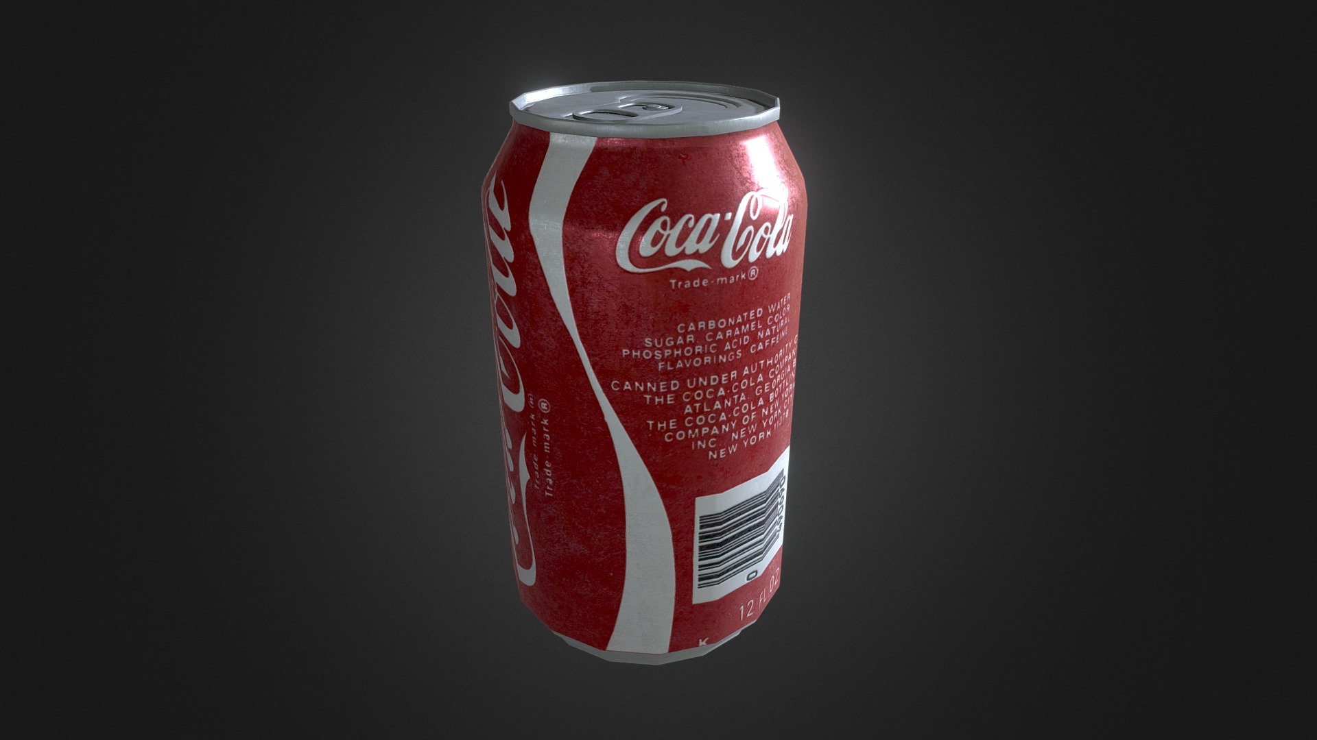 Here is another soda can i created, but this time with better detail. Took meh 3 hours but was worth it, hope you like it :P 3d model