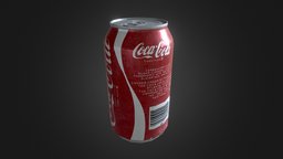 Simple Cola Can drink, prop, can, cola, soda