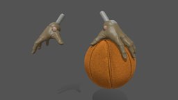 Basketball_ Hands custom, toys, basketball, prints, hands, figures, printable, statues, 3d