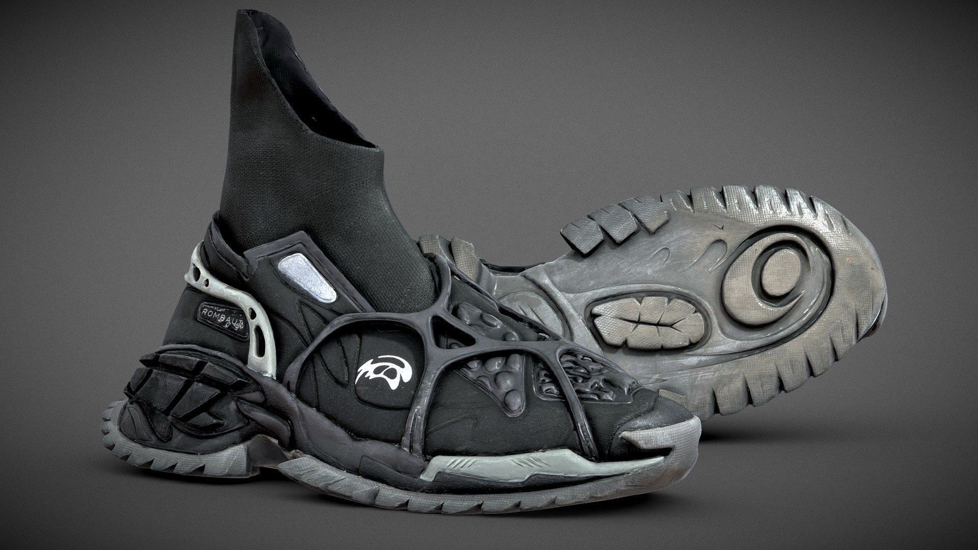 Photogrammetry scan of this shoe ROMBAUT ENZYMA SOCK RUNNER BLACK .
Made with 900 pictures
8K doubles udim textures with PBR treatment 3d model
