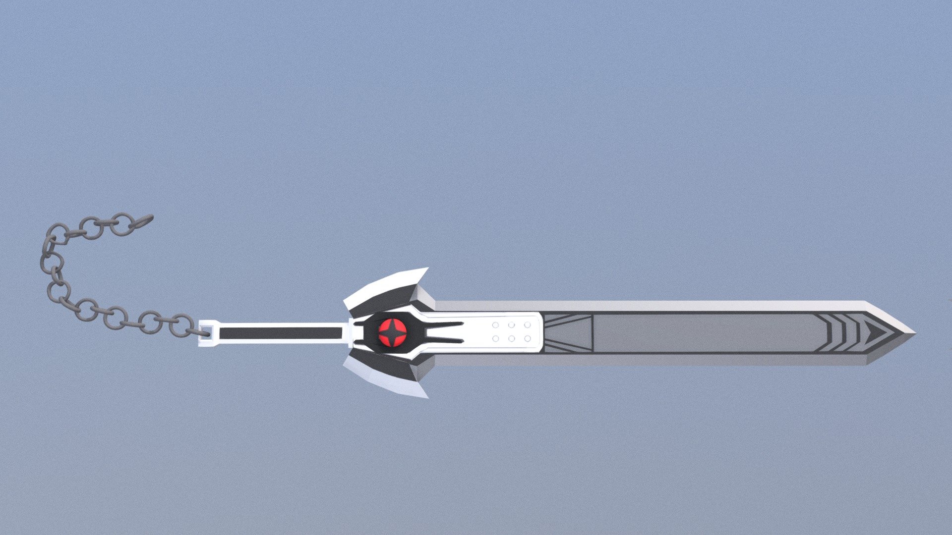 The sword from the fameous anime Akame Ga Kill! It's just a draft, and still got a lot of placeholders, but i am pretty proud of what came out 3d model