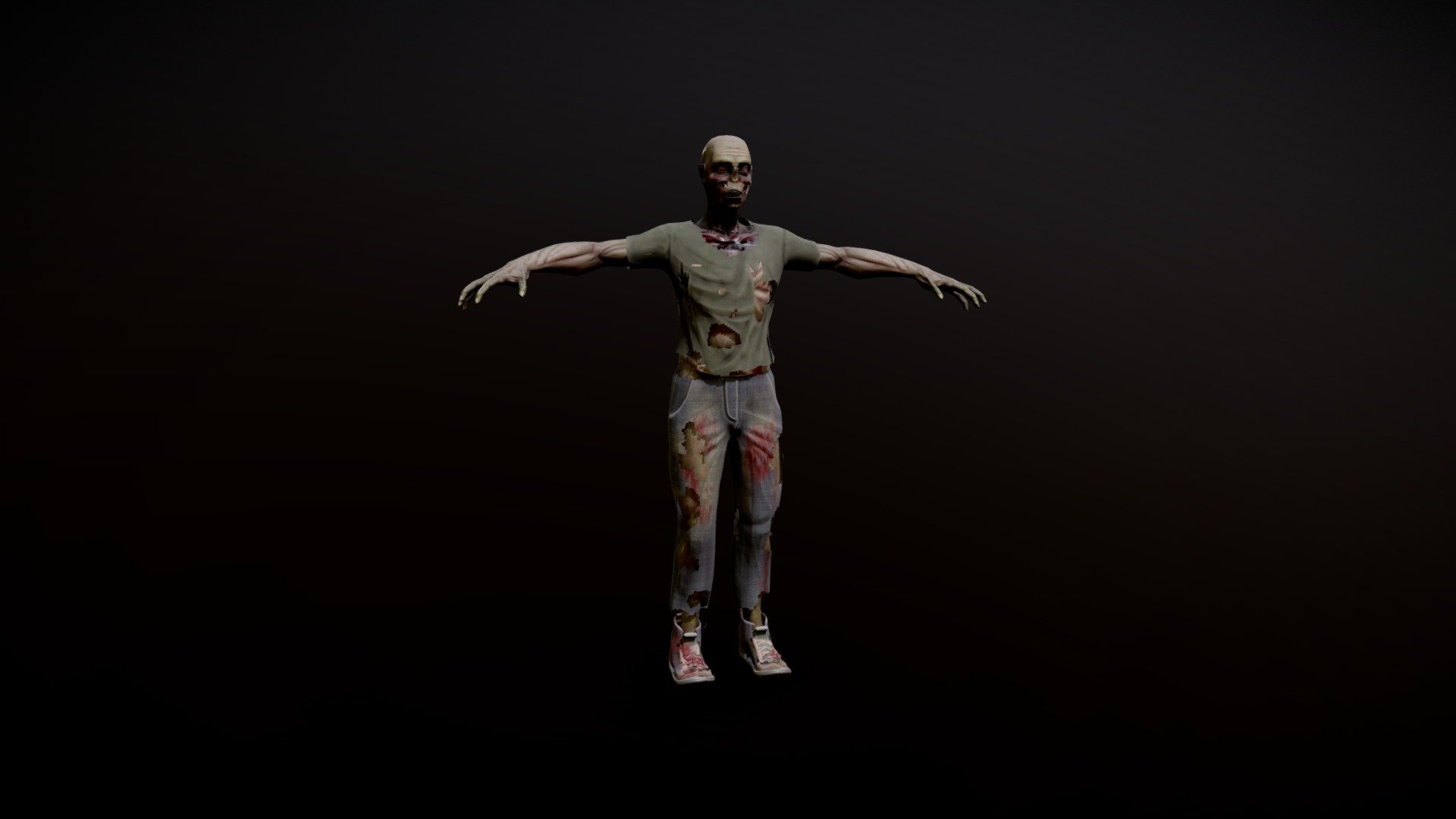 Hello everyone, comrades! This is a zombie model that is ready for gameplay)
I will say right away that I made this model by order, but the customer threw me for 50 thousand rubles, so I have the right to sell it as I want)
If you buy a model, please. she is ready for rig and animation) - Zomby - 3D model by Arsamakov Bers (@arsamakovbers) 3d model