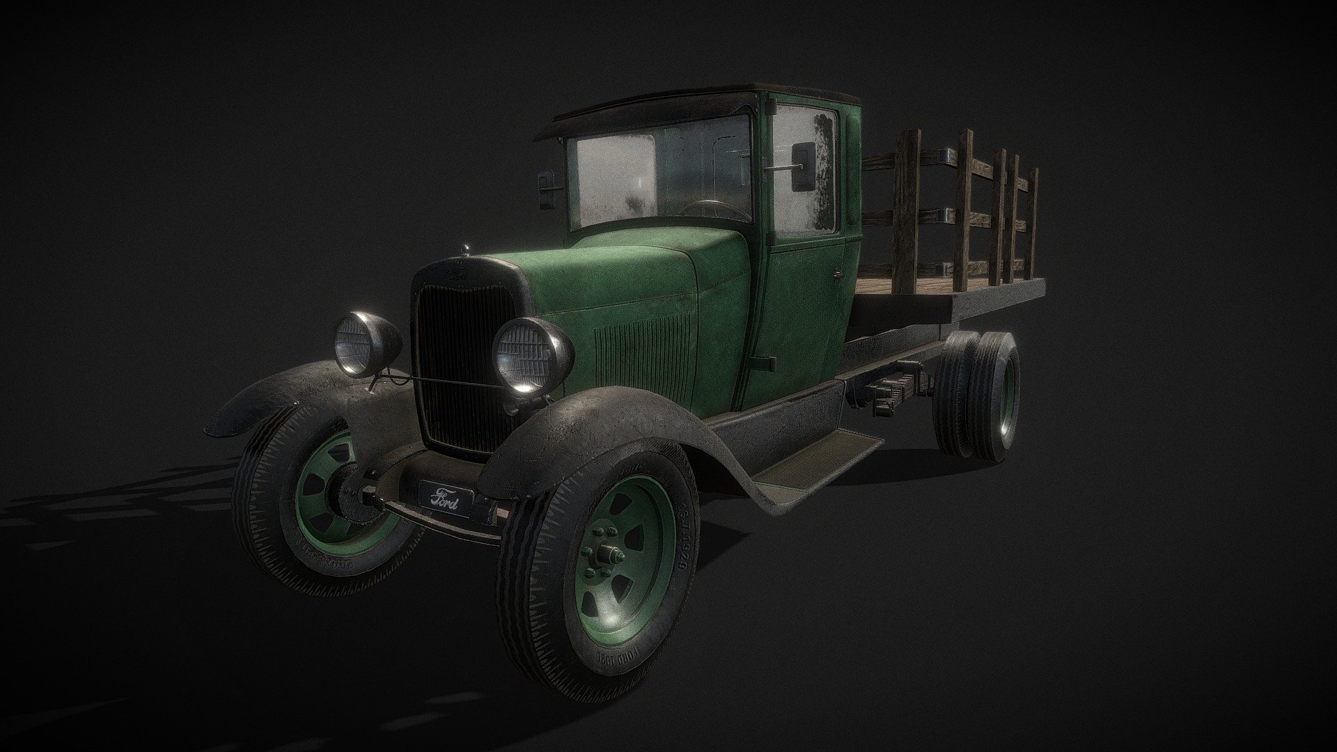 Model - Blender
Texture - Substance Painter - ford 1929 pickup truck - 3D model by NM20 3d model