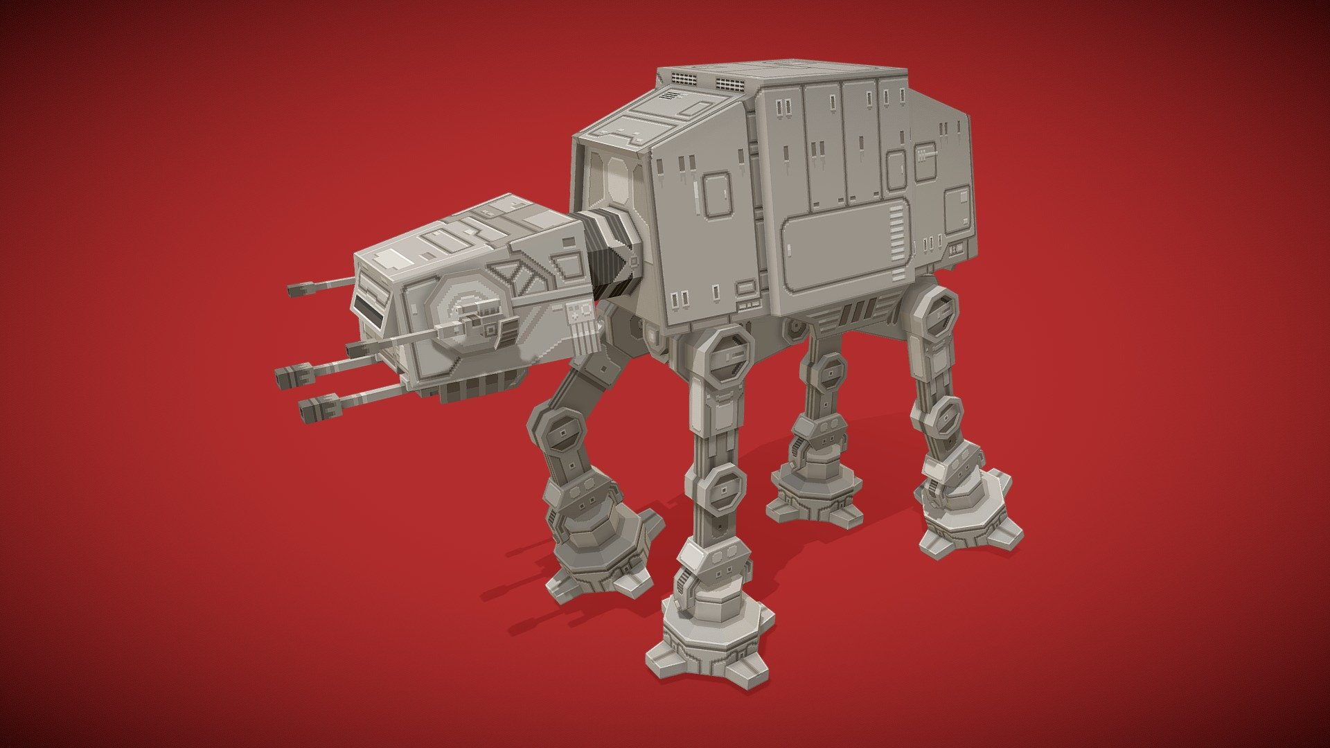 Designed by Vahlgoul and created with Blockbench. Animation by Sultan.

Produced for Karl Jacobs.  [https://www.youtube.com/watch?v=gJzBf5BHZw8&amp;t=5s] - Star Wars | AT-AT - 3D model by V-Artistry (@Vahlgoul) 3d model