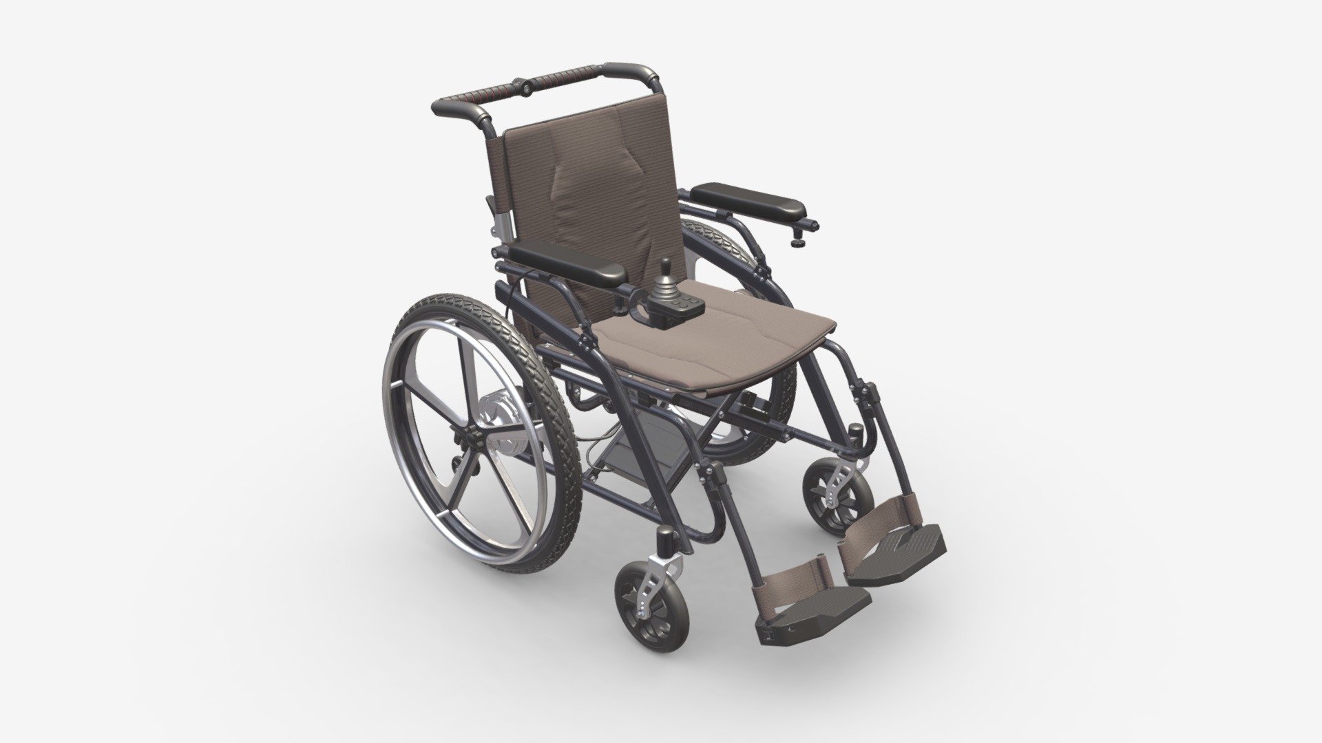 Hybrid manual and power wheelchair - Buy Royalty Free 3D model by HQ3DMOD (@AivisAstics) 3d model