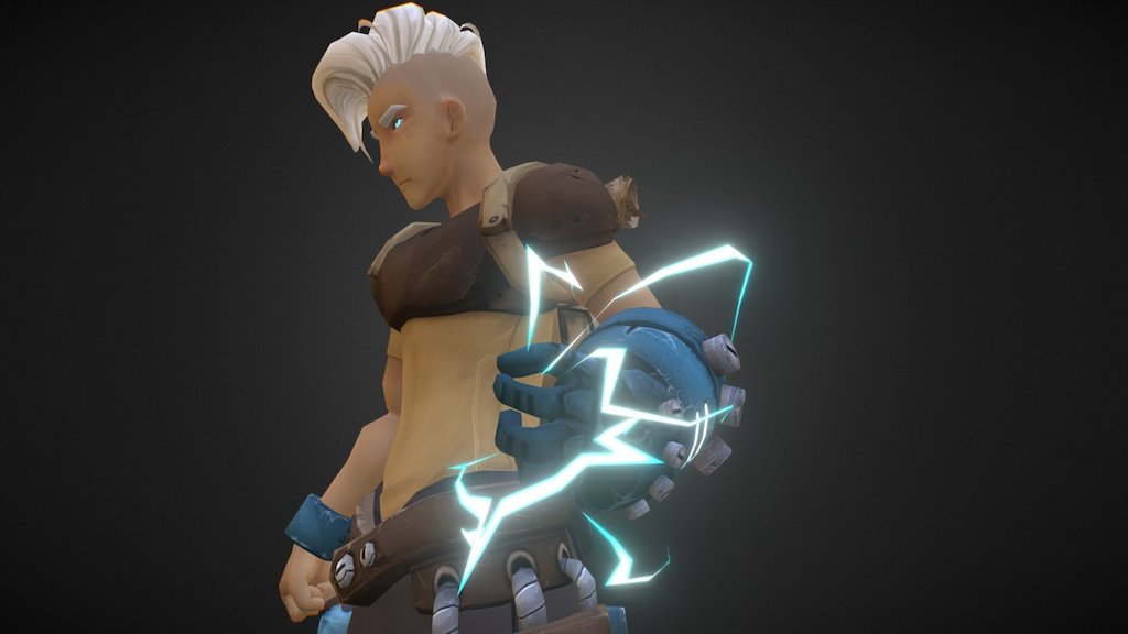 This is a character I designed, modeled and textured for a freelance job.
It's ment to be used in a video game.

Remember to check out my page:
https://www.artstation.com/artist/trik - The Adventurer - 3D model by Trik 3d model