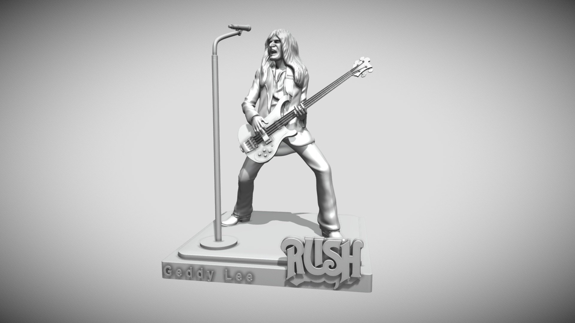zip file contains 11 parts stl file and 1 obj

you are free to scale it. Zip file contains obj and stl - Geddy Lee - Rush 3D printing - Buy Royalty Free 3D model by ronnie_yonk 3d model