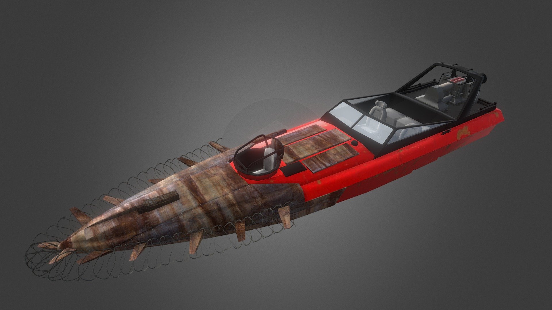 DayZ Boat - 3D model by Dragonkeeper 3d model