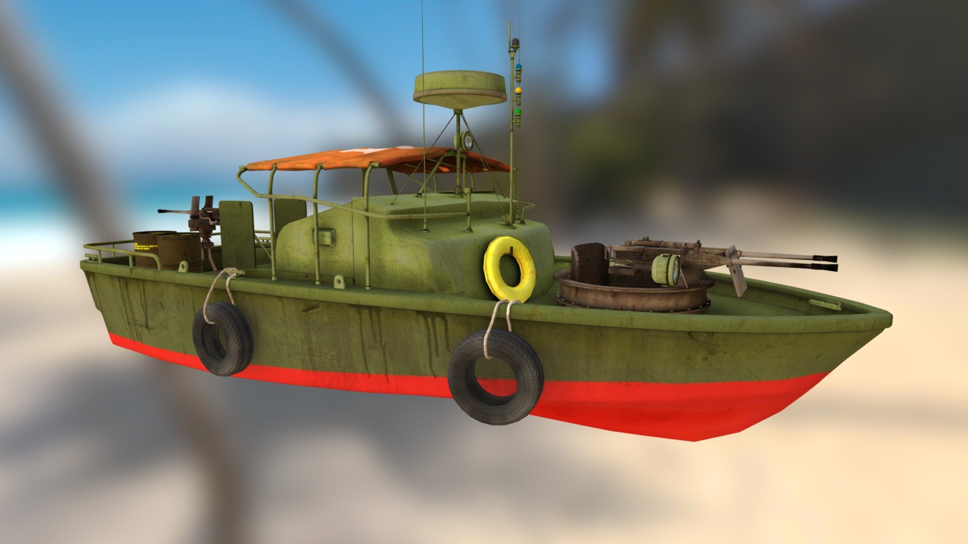 patrol boat river mk2 - pibber - Buy Royalty Free 3D model by wta 3d model