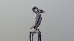 Canard en bronze
