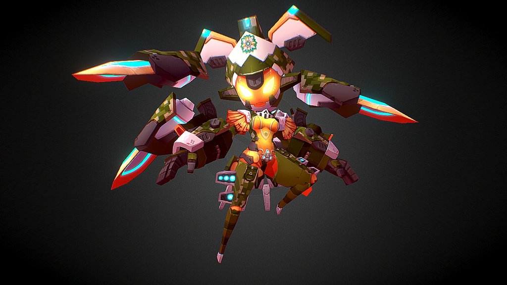 from Minimon Masters(2015, AOS, iOS) - Vera Mutant Evolution - 3D model by MAR10 (@hex2go) 3d model