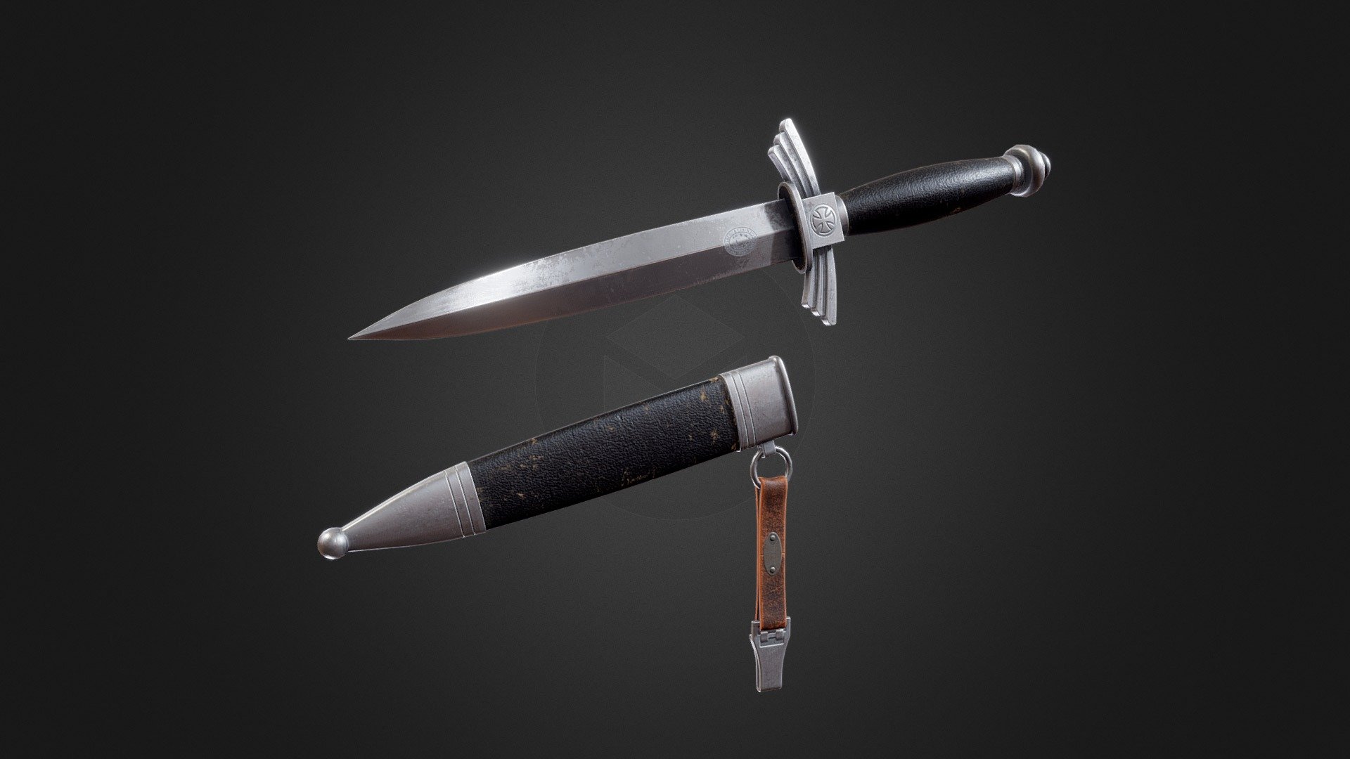 Game ready NSFK Knife - NSFK Knife - Buy Royalty Free 3D model by riotbreak 3d model