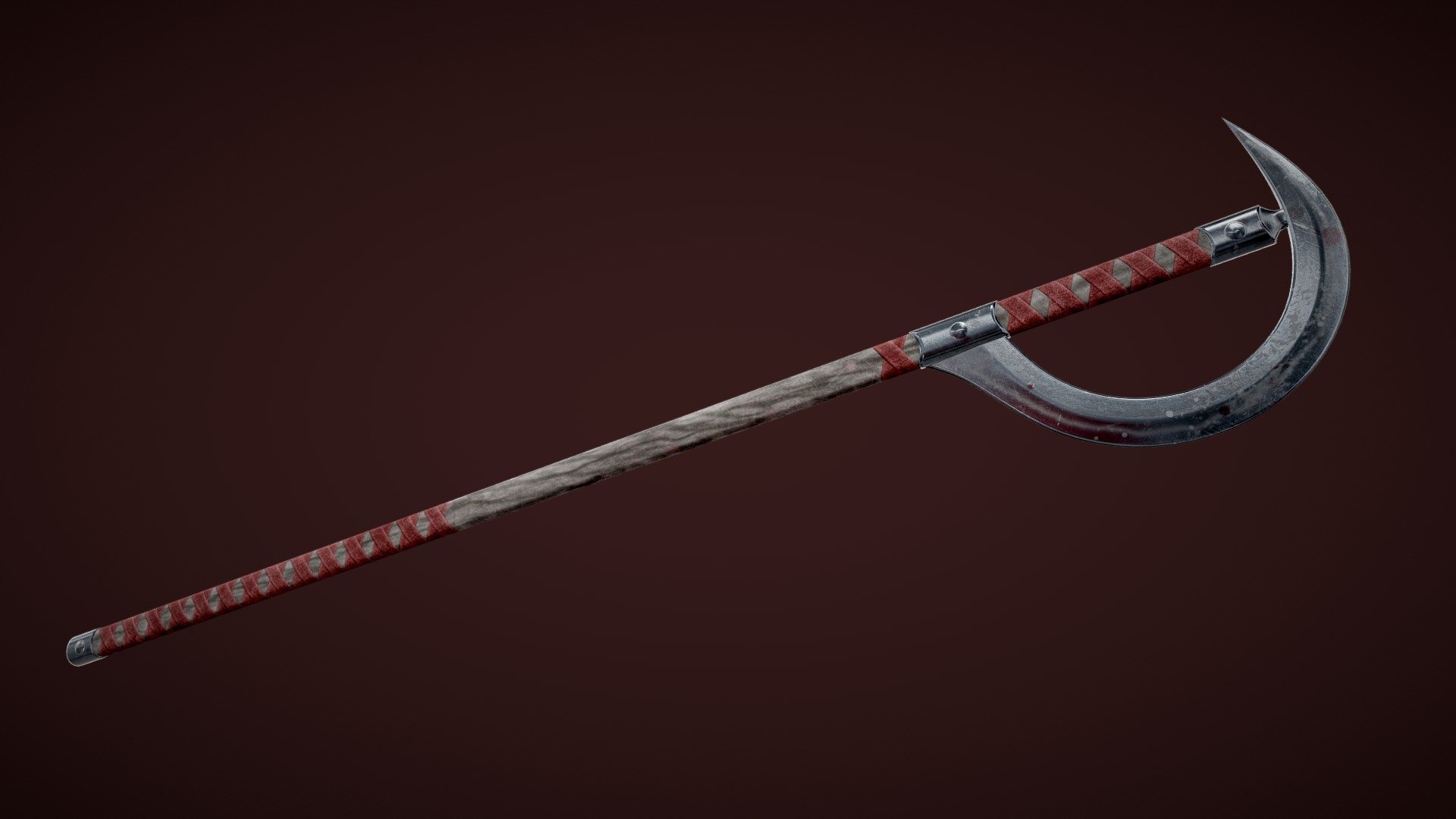 A bit of an experiment to make a semi-practical fantasy weapon 3d model