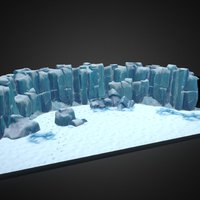 Ice Kit Diorama games, xnormal, photoshop, 3dsmax, zbrush, environment