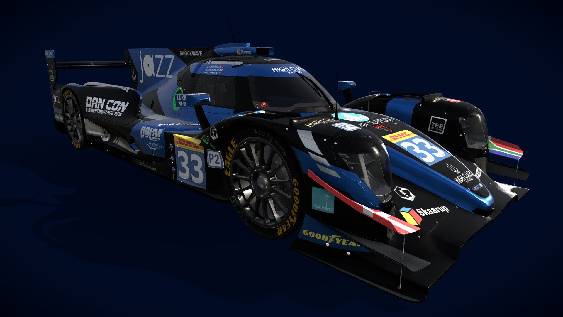 Oreca 07 High Class Racing - 3D model by jdaniel_92 (@jdaniel_gz) 3d model