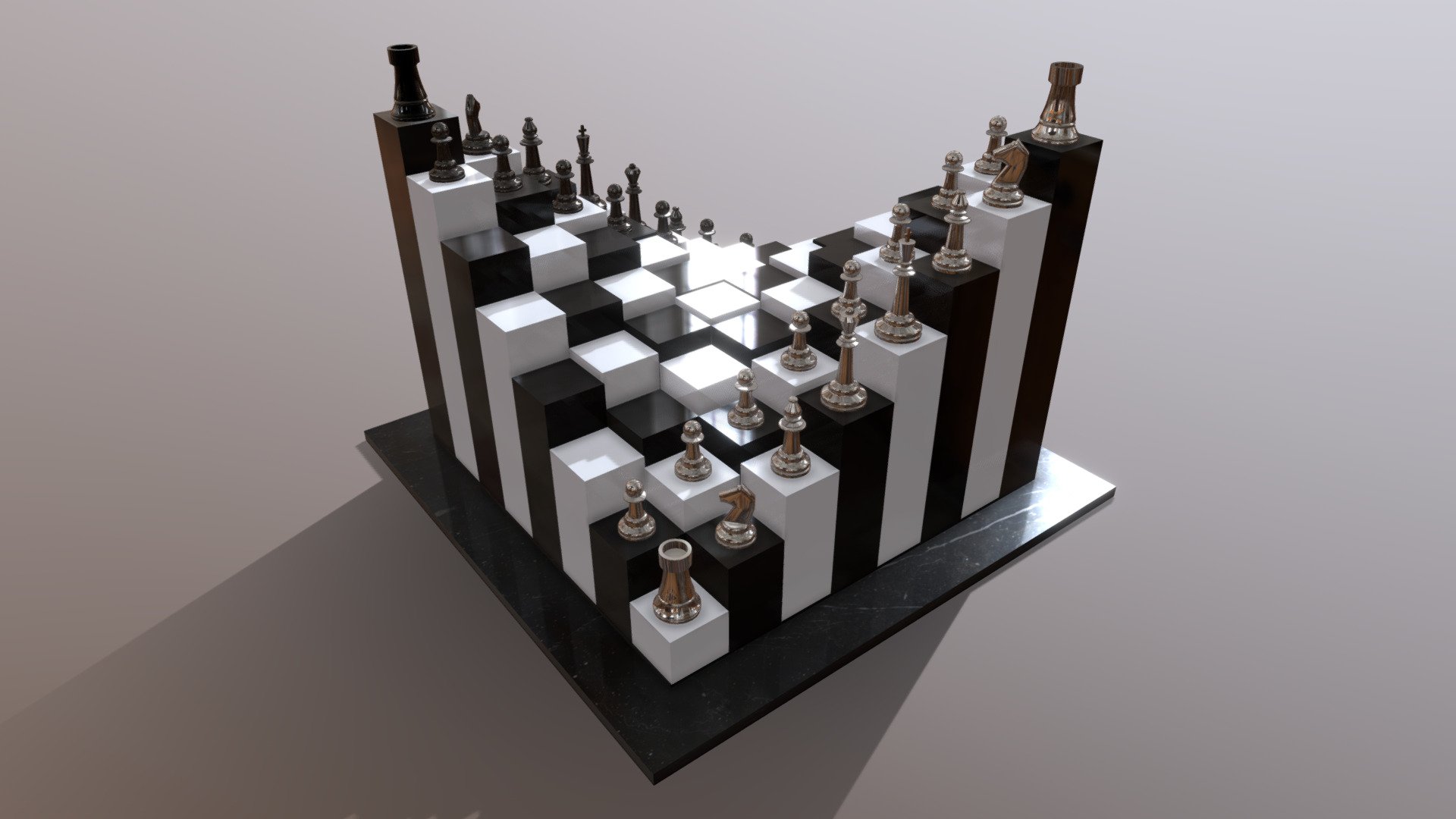 **3d Chess **




black pieces

white pieces

available in fbx
 - 3d Chess - Buy Royalty Free 3D model by luismi93 3d model