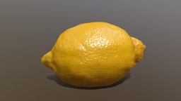 Lemon 🍋 fruit, fruits, citrus, lemon, citron, limon, metashape, blender, noai