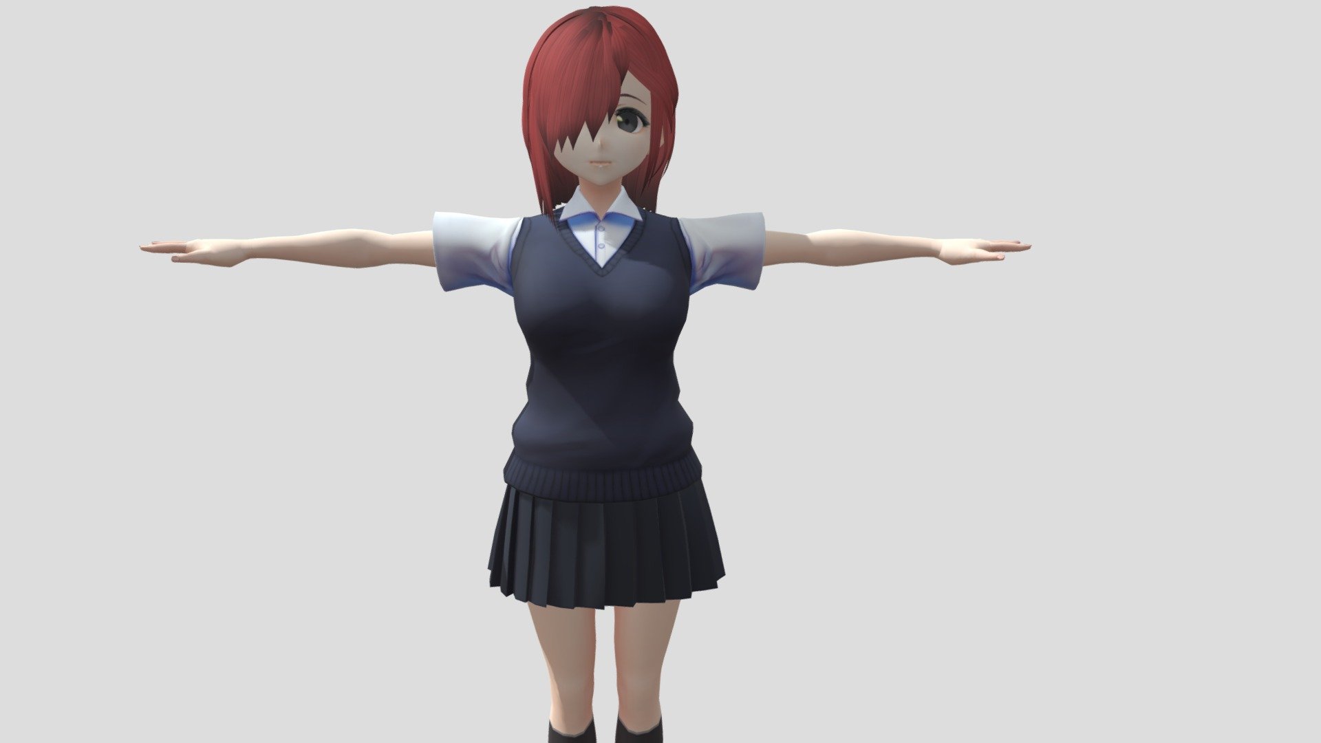 Model picture

Model preview



This character model belongs to Japanese anime style, all models has been converted into fbx file using blender, users can add their favorite animations on mixamo website, then apply to unity versions above 2019



Character : Ruri

Polycount :

Verts:26854

Tris:36529

Fifteen textures for the character



This package contains VRM files, which can make the character module more refined, please refer to the manual for details



▶Commercial use allowed

▶Forbid secondary sales



Welcome add my website to credit :

Sketchfab

Pixiv

VRoidHub
 - 【Anime Character】Ruri (Unity 3D) - Buy Royalty Free 3D model by 3D動漫風角色屋 / 3D Anime Character Store (@alex94i60) 3d model