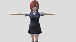 【Anime Character】Ruri (Unity 3D)