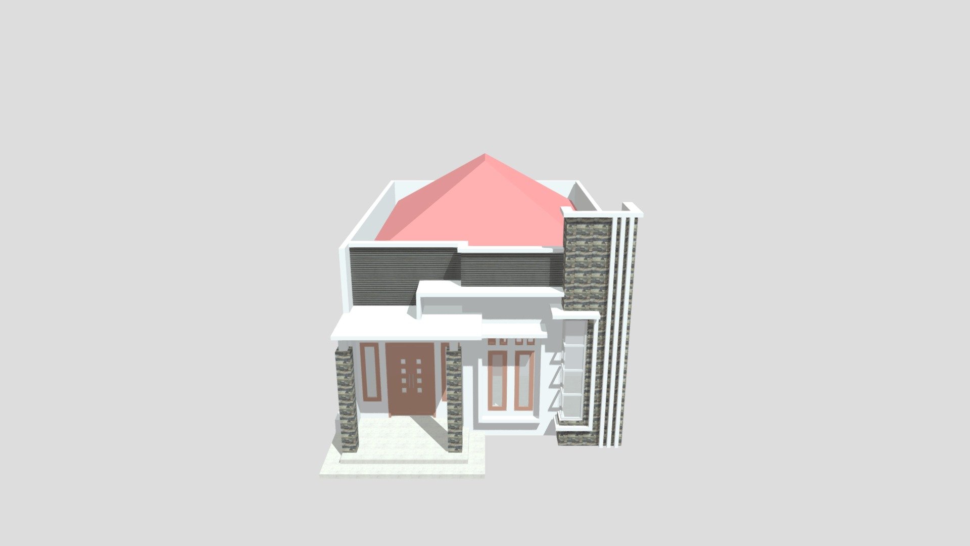 Rumah - Rumah - 3D model by yunisarishb123 3d model