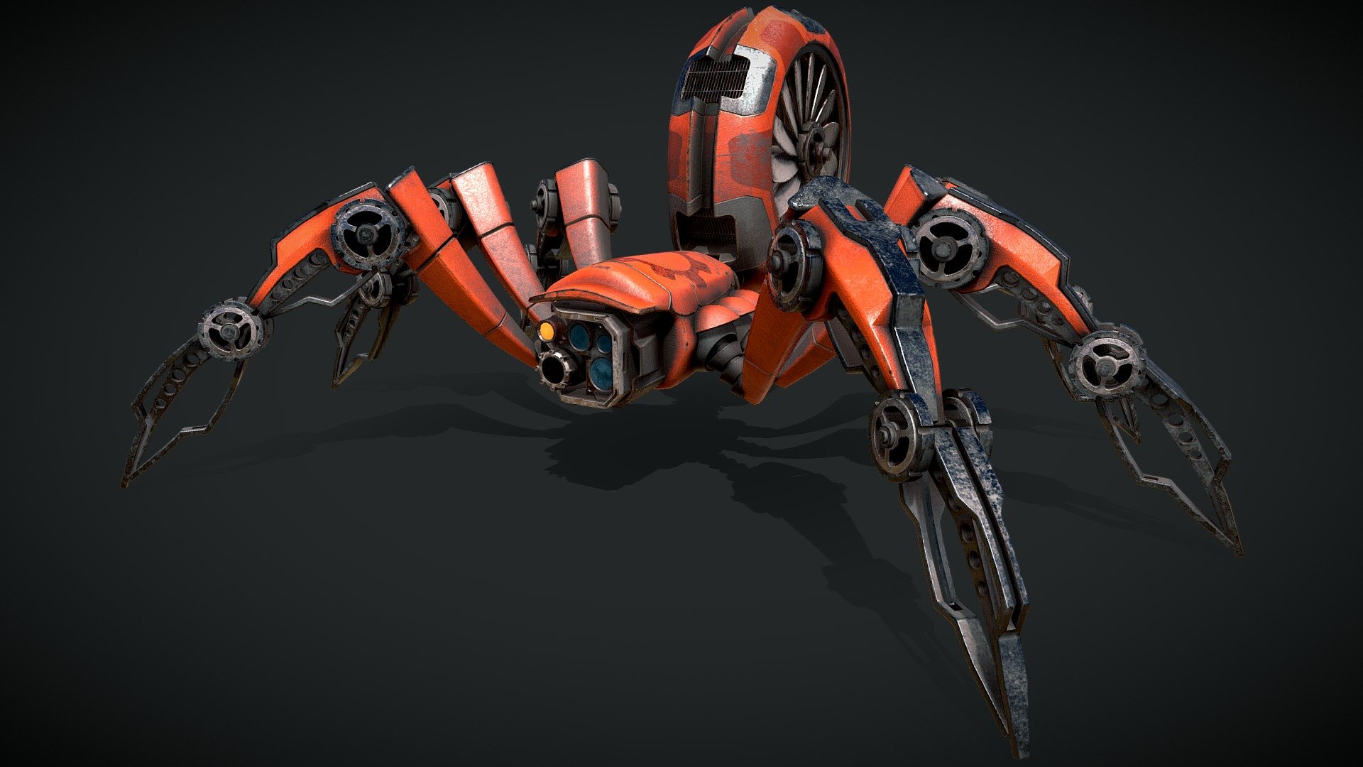 Includes 2x set of 4k textures
Includes rig.
Modeled in Blender and textured in Substance painter.

Robo Bugs Showreel:
https://www.artstation.com/artwork/1x9ZzX - Robo Spider - Download Free 3D model by Vetech82 3d model