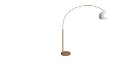 Griffith Floor Lamp Brushed Brass